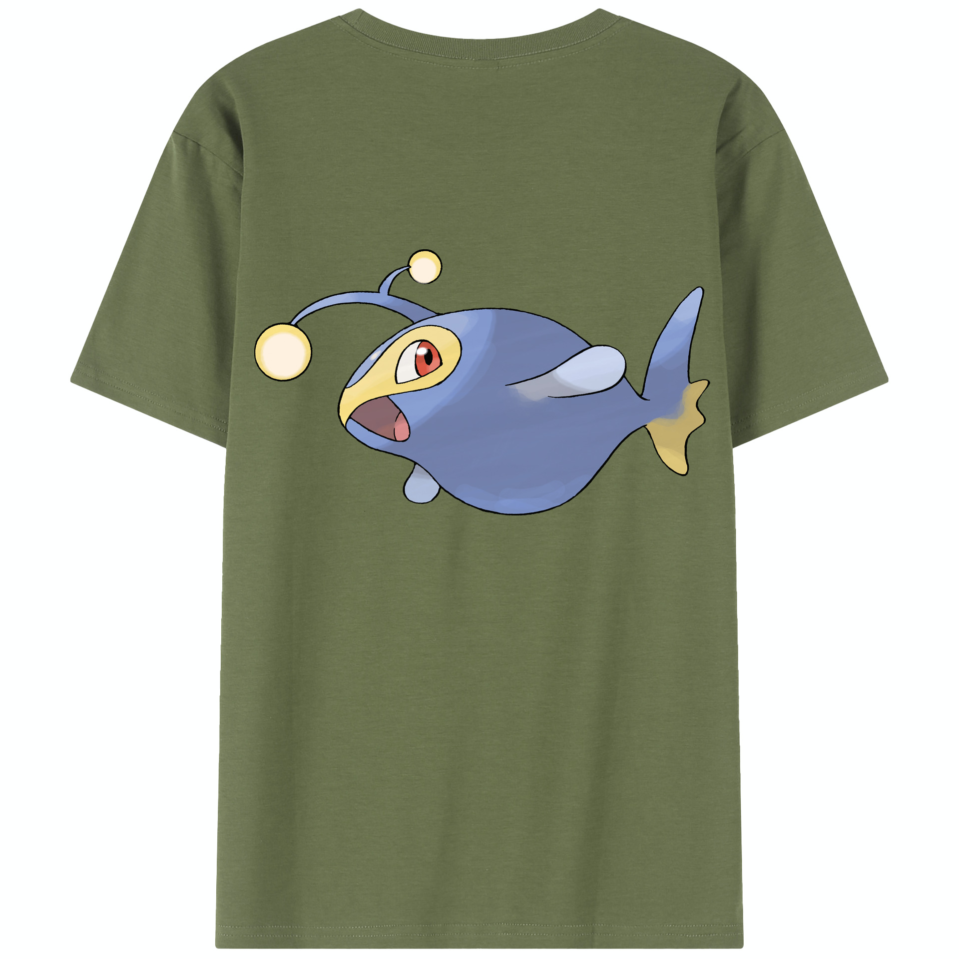 （画像用） ポケットモンスター Pokémon 綿100％半袖Tシャツ（背面プリント）
